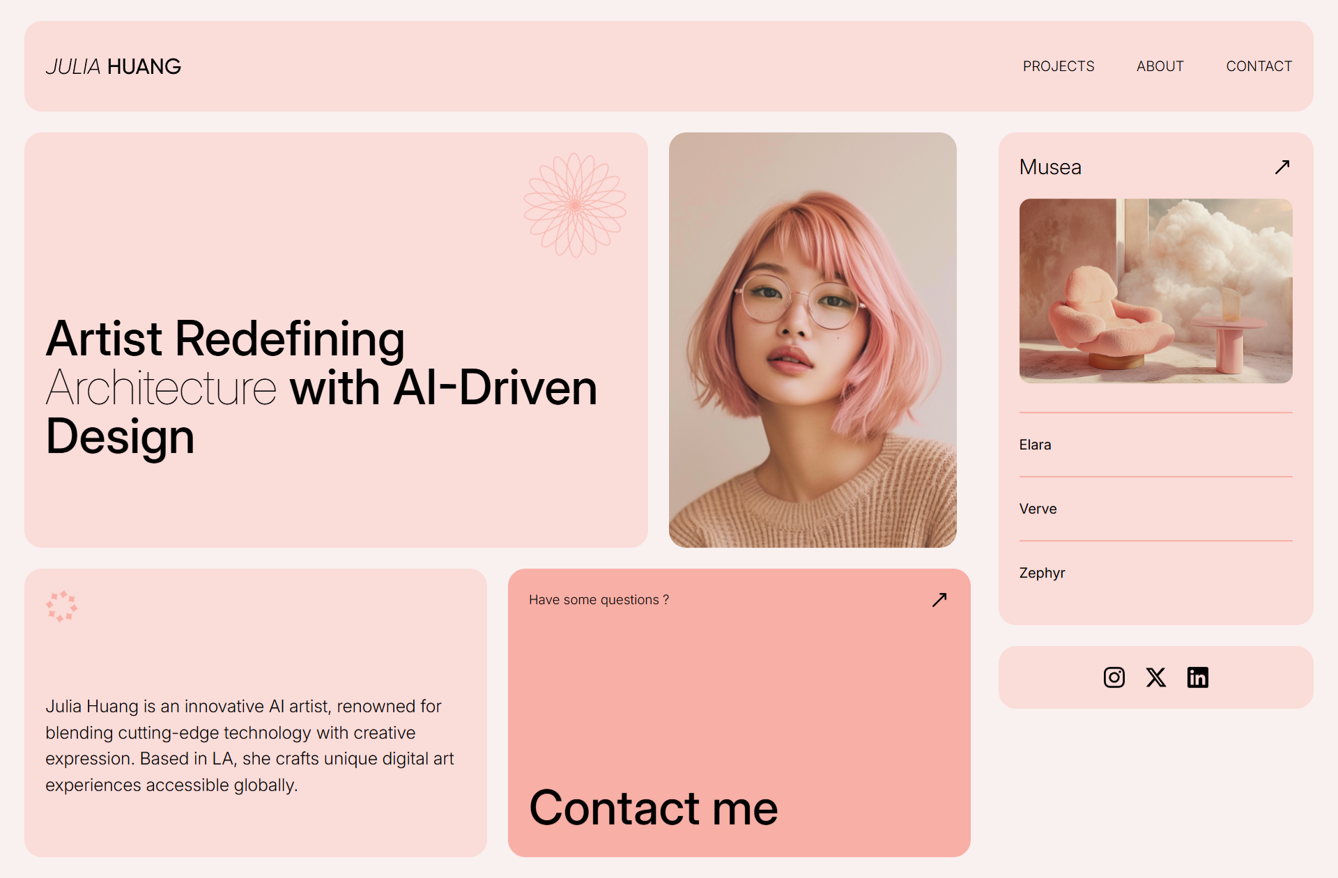 My friend Julia portfolio